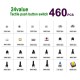 460PCS Tact Switch Push Button Switch Micro Switch For Car Remot/TV/Toys/Home Use Button Caps Kit