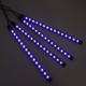 4PCS 9/12/15/18 LED DC12V 10W RGB Car Interior Strip Light USB Atmosphere