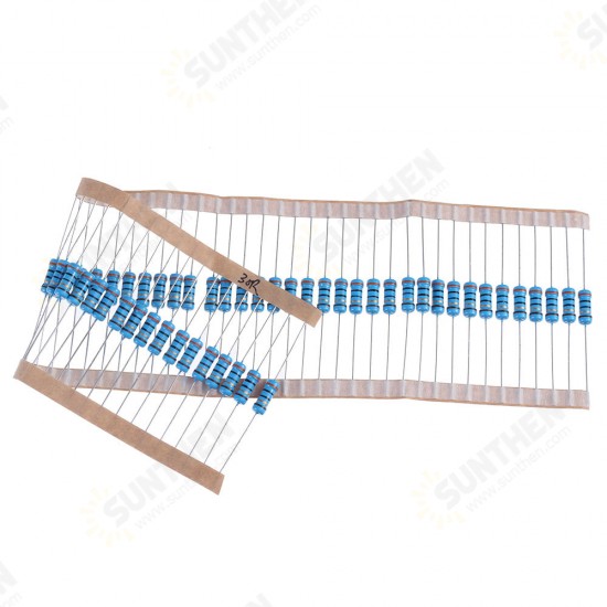 50Pcs 1W Metal Film Resistor 1% 30R 30 Ohm