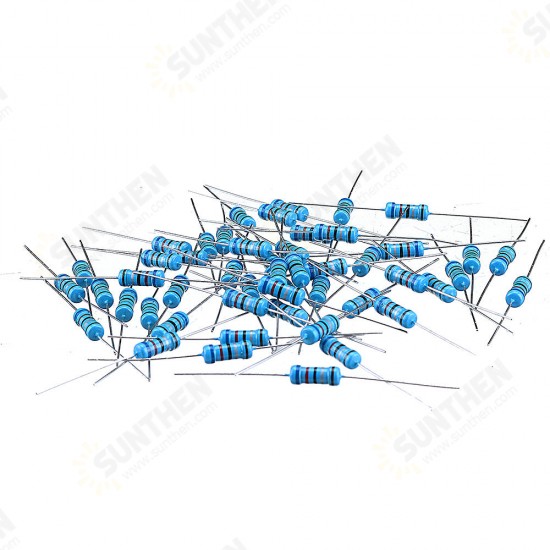 50Pcs 1W Metal Film Resistor 1% 6.2R 6.2 Ohm