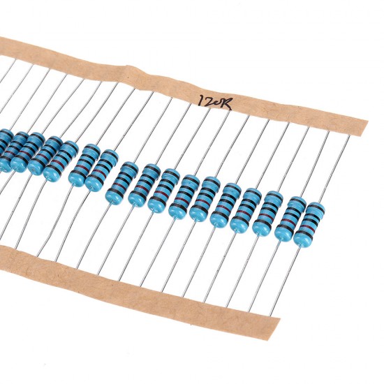 50pcs 1W 120R Metal Film Resistor 1% 120 ohm Resistance