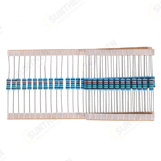 50pcs 1W 150KR Metal Film Resistor 1% 150K ohm Resistance