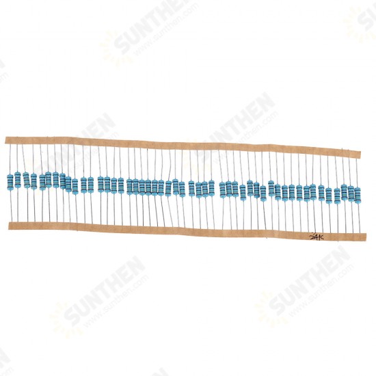 50pcs 1W 24KR Metal Film Resistor 1% 24K ohm Resistance