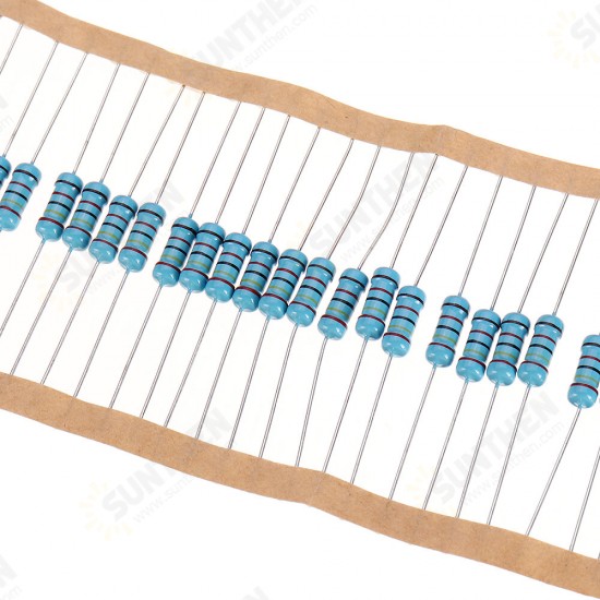 50pcs 1W 24KR Metal Film Resistor 1% 24K ohm Resistance