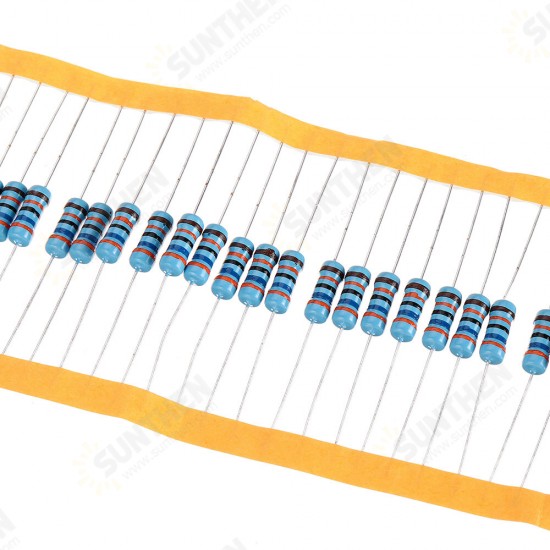 50pcs 1W 360KR Metal Film Resistor 1% 360K ohm Resistance