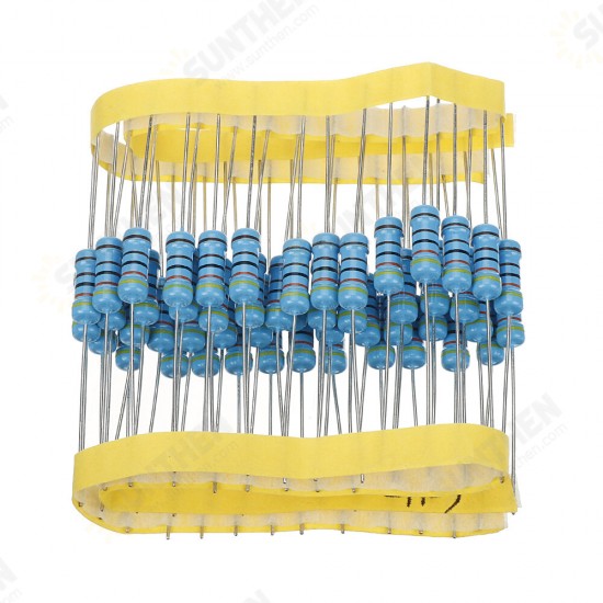 50pcs 1W 4.3KR Metal Film Resistor 1% 4.3K ohm Resistance