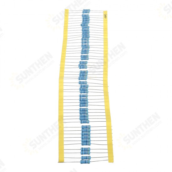 50pcs 1W 4.3KR Metal Film Resistor 1% 4.3K ohm Resistance