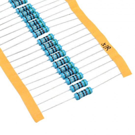 50pcs 1W 51R Metal Film Resistor 1% 51 ohm Resistance