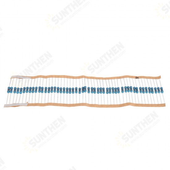 50pcs 1W 62KR Metal Film Resistor 1% 62Kohm Resistance