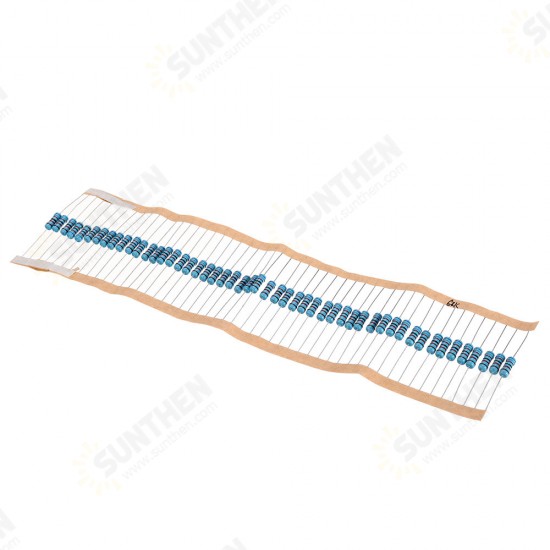 50pcs 1W 62KR Metal Film Resistor 1% 62Kohm Resistance