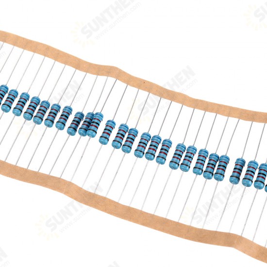 50pcs 1W 62KR Metal Film Resistor 1% 62Kohm Resistance