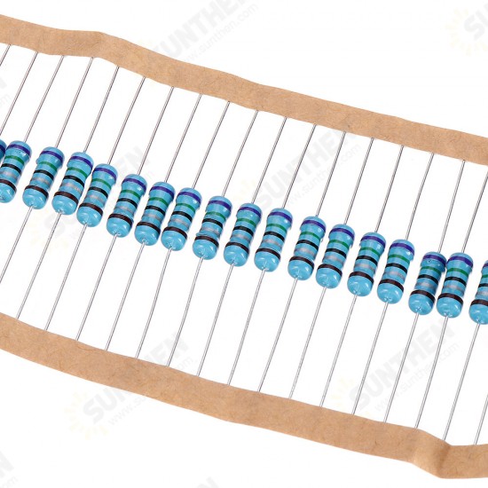 50pcs 1W 7.5R Metal Film Resistor 1% 7.5 ohm Resistance