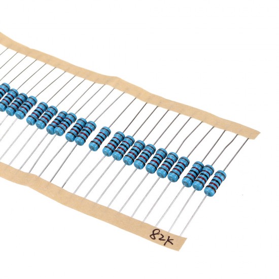 50pcs 1W 82KR Metal Film Resistor 1% 82K ohm Resistance