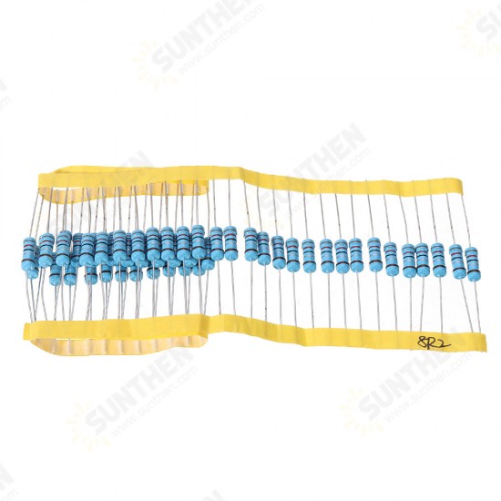 50pcs 1W 8.2R Metal Film Resistor 1% 8.2 ohm Resistance