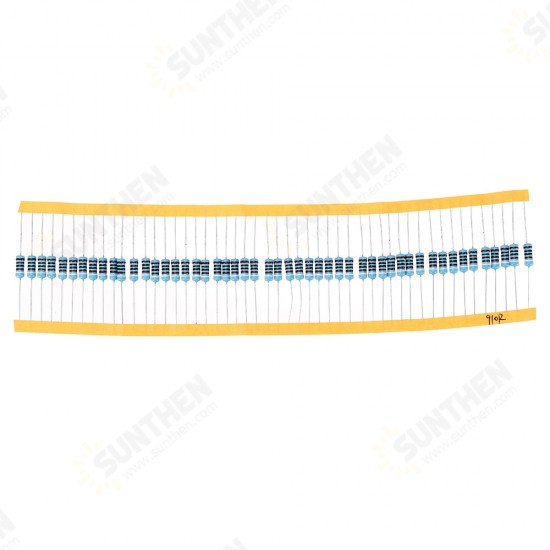 50pcs 1W 910R Metal Film Resistor 1% 910 ohm Resistance