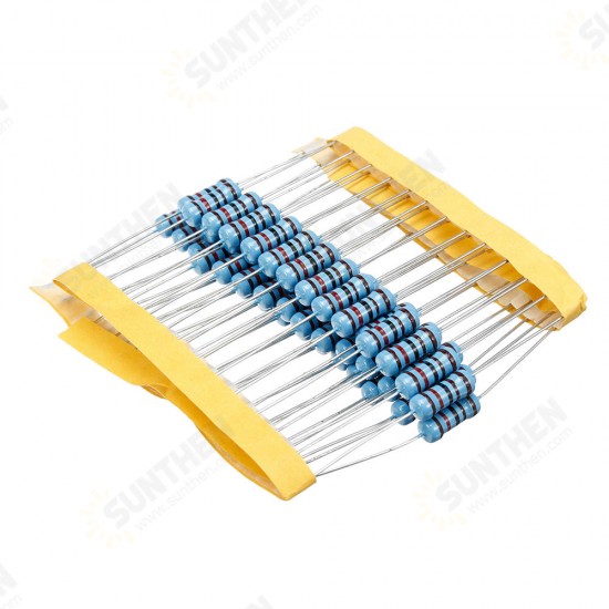 50pcs 1W Metal Film Resistor 1% 1.2K ohm