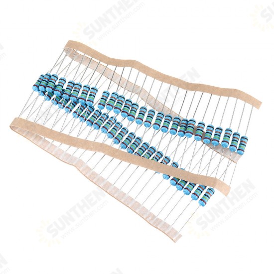 50pcs 1W Metal Film Resistor 1% 240K ohm