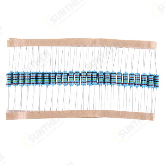 50pcs 1W Metal Film Resistor 1% 240K ohm