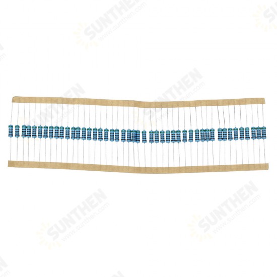 50pcs 1W Metal Film Resistor 1% 510 ohm