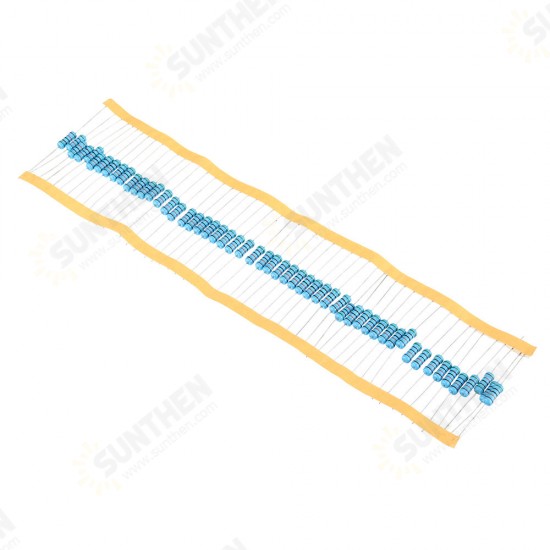 50pcs 1W Metal Film Resistor 1% 510K ohm