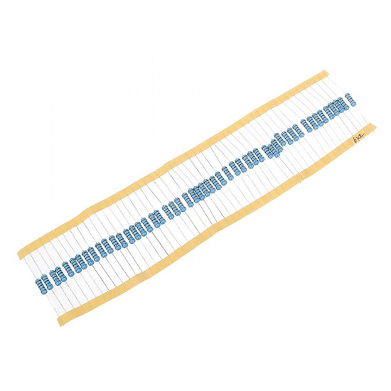 50pcs 1W Metal Film Resistor 1% 6.2K ohm Resistance