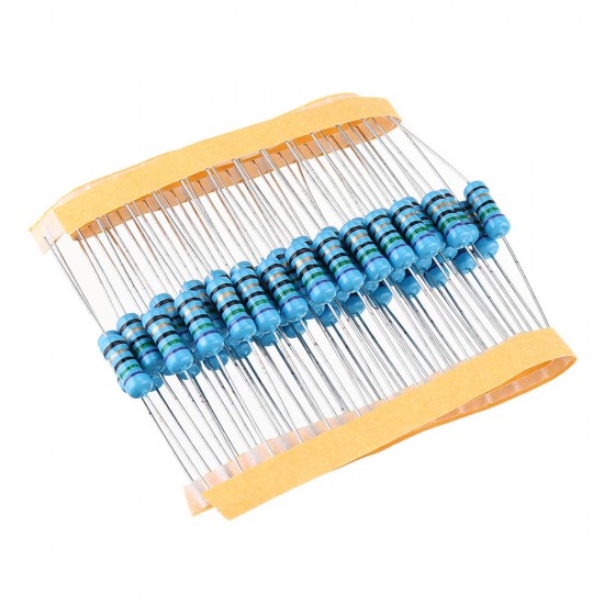 50pcs 1W Metal Film Resistor 1% 75 ohm