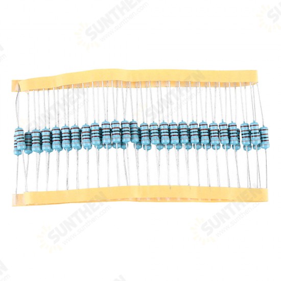 50pcs 1W Metal Film Resistor 1% 820K ohm