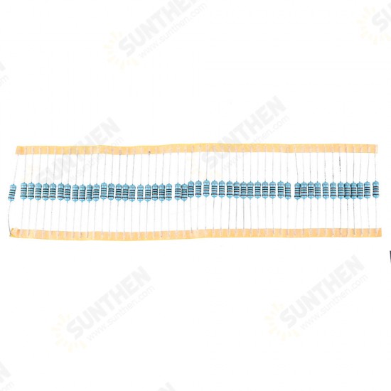 50pcs 1W Metal Film Resistor 1% 820K ohm