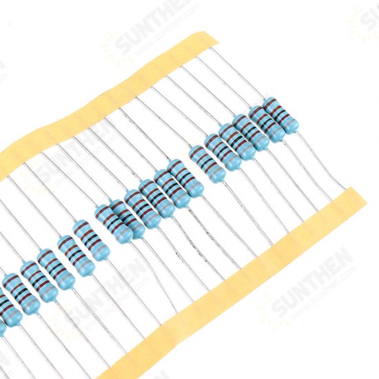 50pcs 1W Metal Film Resistor 1% 820K ohm