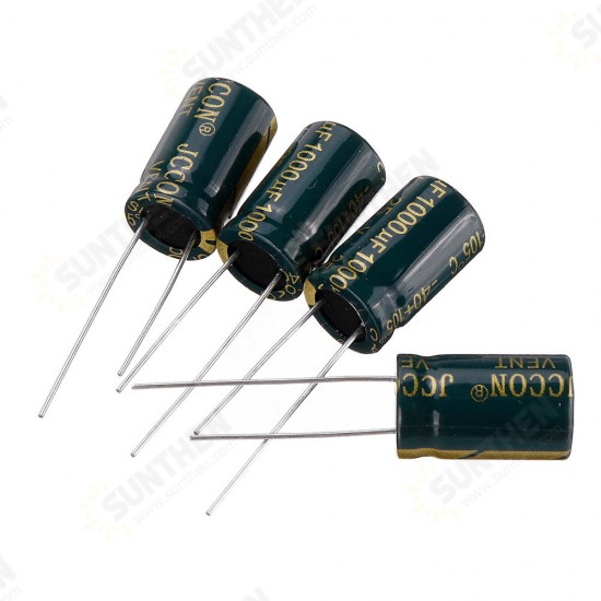 50pcs 25V 1000uf 10x16MM High Frequency Low ESR Radial Electrolytic Capacitor