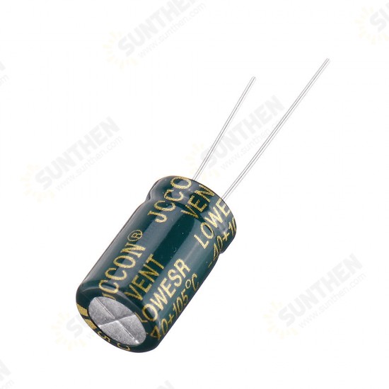 50pcs 25V 1000uf 10x16MM High Frequency Low ESR Radial Electrolytic Capacitor