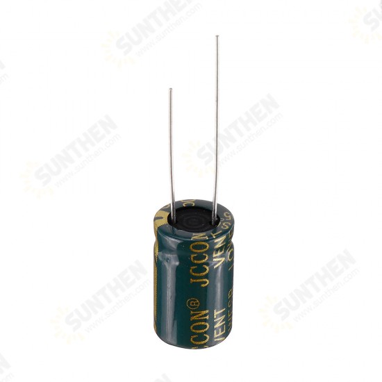 50pcs 25V 1000uf 10x16MM High Frequency Low ESR Radial Electrolytic Capacitor