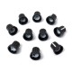 50pcs 6mm Shaft Hole Dia Plastic Threaded knurled Potentiometer Button Cap