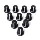 50pcs 6mm Shaft Hole Dia Plastic Threaded knurled Potentiometer Button Cap