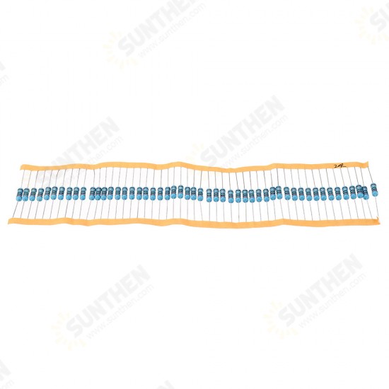 50pcs/pack 1W Metal Film Resistor 1% 20R 20 ohm