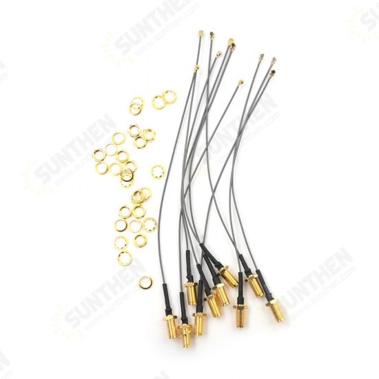 5Pcs SMA Connector Cable Female to uFL/u.FL/IPX/IPEX UFL to SMA Female RG1.13 Antenna RF1.13 Cable Assembly RP-SMA-K