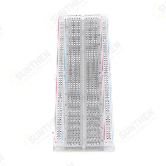 5pcs MB-102 MB102 Transparent Breadboard 830 Point Solderless PCB Bread Board Test Develop DIY