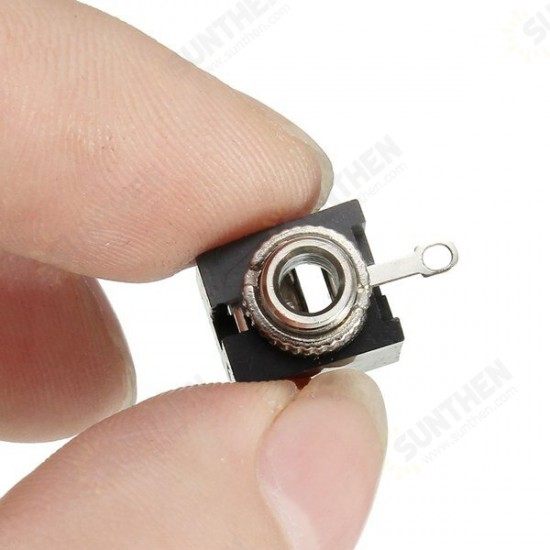 5pcs PCB Panel Mount 3.5mm Female Earphone Jack Socket Connector