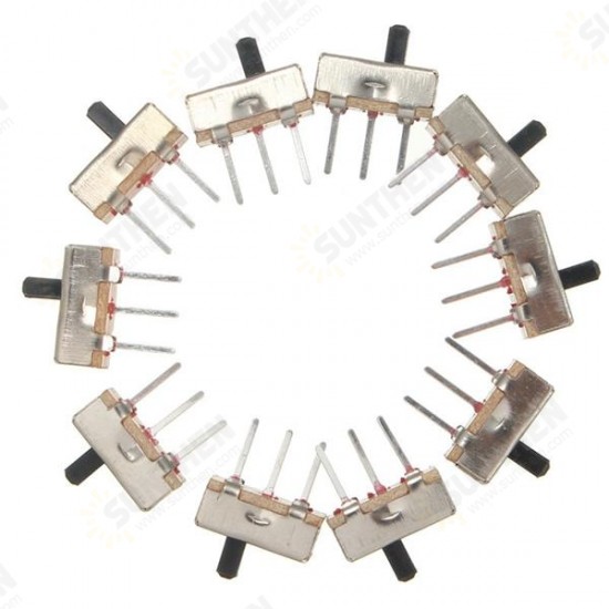 600pcs SS12D00G3 2 Position SPDT 1P2T 3 Pin PCB Fixture Panel Mini Vertical Slide Switch