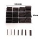 625pcs Black Boxed Heat Shrinktubing 2:1 Electronic DIY Kit Insulated Polyolefin Sheathed Shrink Tubing Cables And Cables Tube