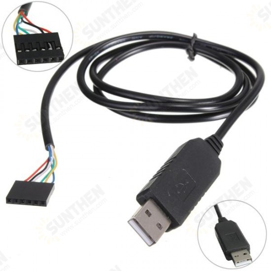 6Pin FTDI FT232RL USB To Serial Adapter Module USB TO TTL RS232 Cable