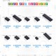85pcs 10 Types Integrated Circuit Chip IC Chips Assortment Kit OPAMP Single Precision Timer PWM Including LM324 LM358 LM386 LM393 UA741 NE5532 NE555 PC817 ULN2003 ULN2803