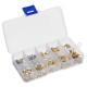 260Pcs M2 PCB Threaded Brass Male Female Standoff Spacer Board Hex Screws Nut Assortment Box Kit Set with Plastic Box Hollow