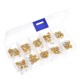 300pcs 10Value 50V 10PF 20PF 30PF 47PF 56PF 68PF 100PF 1NF 10NF 100NF Multilayer Ceramic Capacitor Assortment Kit