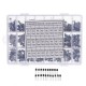 840pcs 24Values TO-92 Transistor Assortment Kit BC327 BC337 BC547 transistor 2N2222 3904 3906 C945 PNP/NPN Transistors Pack