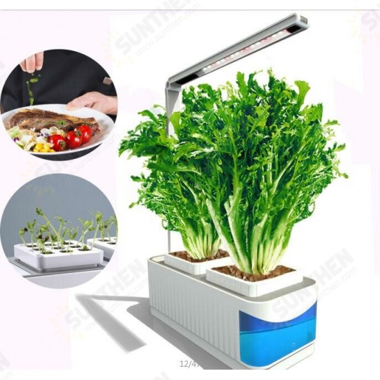 Blue Intelligent Plant Lamp 8W Home And Office Indoor Planting European / American / British Regulations Smart Plant Light