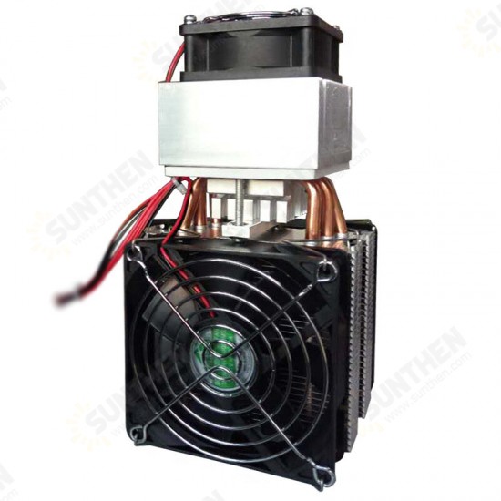 DIY Electronic Refrigerator Small Cooling Radiator 12V Refrigeration Piece Small Air Conditioner Semiconductor Refrigerator Kit