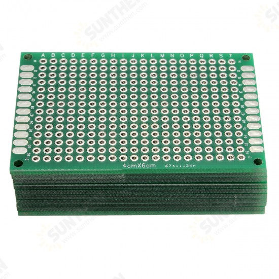 80pcs FR-4 2.54mm Double Side Prototype PCB Printed Circuit Board