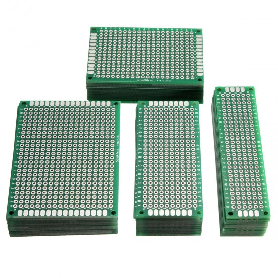 80pcs FR-4 2.54mm Double Side Prototype PCB Printed Circuit Board