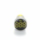 AD101-22Hz Circular Crystal Film Digital Display AC Hertz Meter Signal lamp LED Highlight Aperture 22mm AD16-22Hz